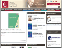 Tablet Screenshot of centroeinaudi.it